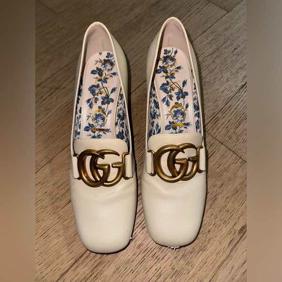 Gucci loafer heels size 39.5 - Picture 1 of 6